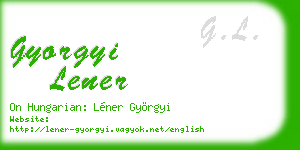 gyorgyi lener business card